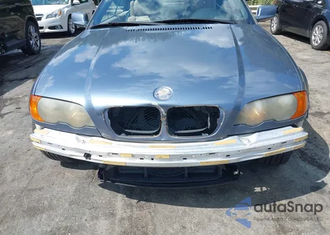 2002 BMW 325Ci z USA, uszkodzony, nr VIN WBABS33402PG85601